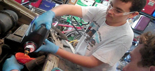 Automotive Maintenance Merit Badge - A+ Japanese Auto Repair Inc. Boy Scouts