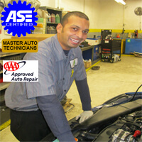 Paul Thind, master mechanic at A+ Japanese Auto Repair in San Carlos, CA